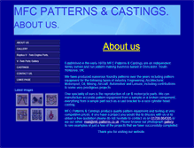 Tablet Screenshot of mfcpatterns-castings.co.uk